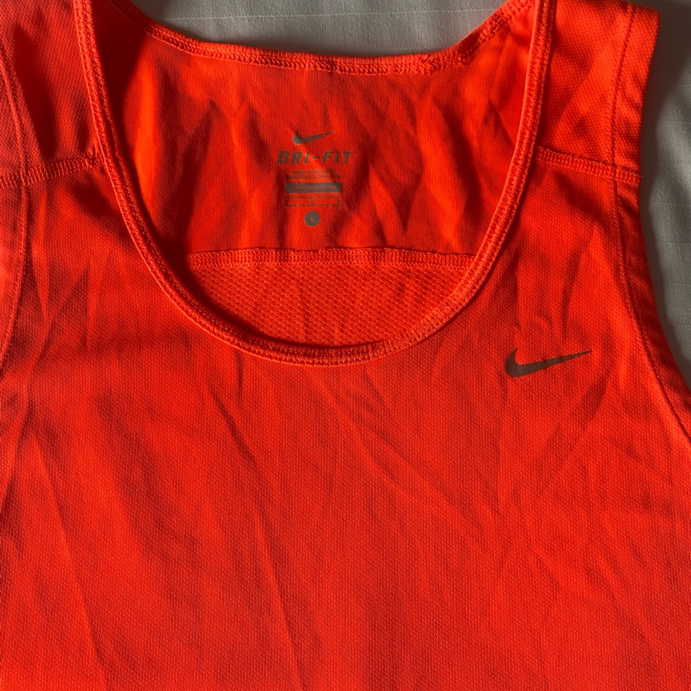 Nike Orange Dri-FIT Tank Top